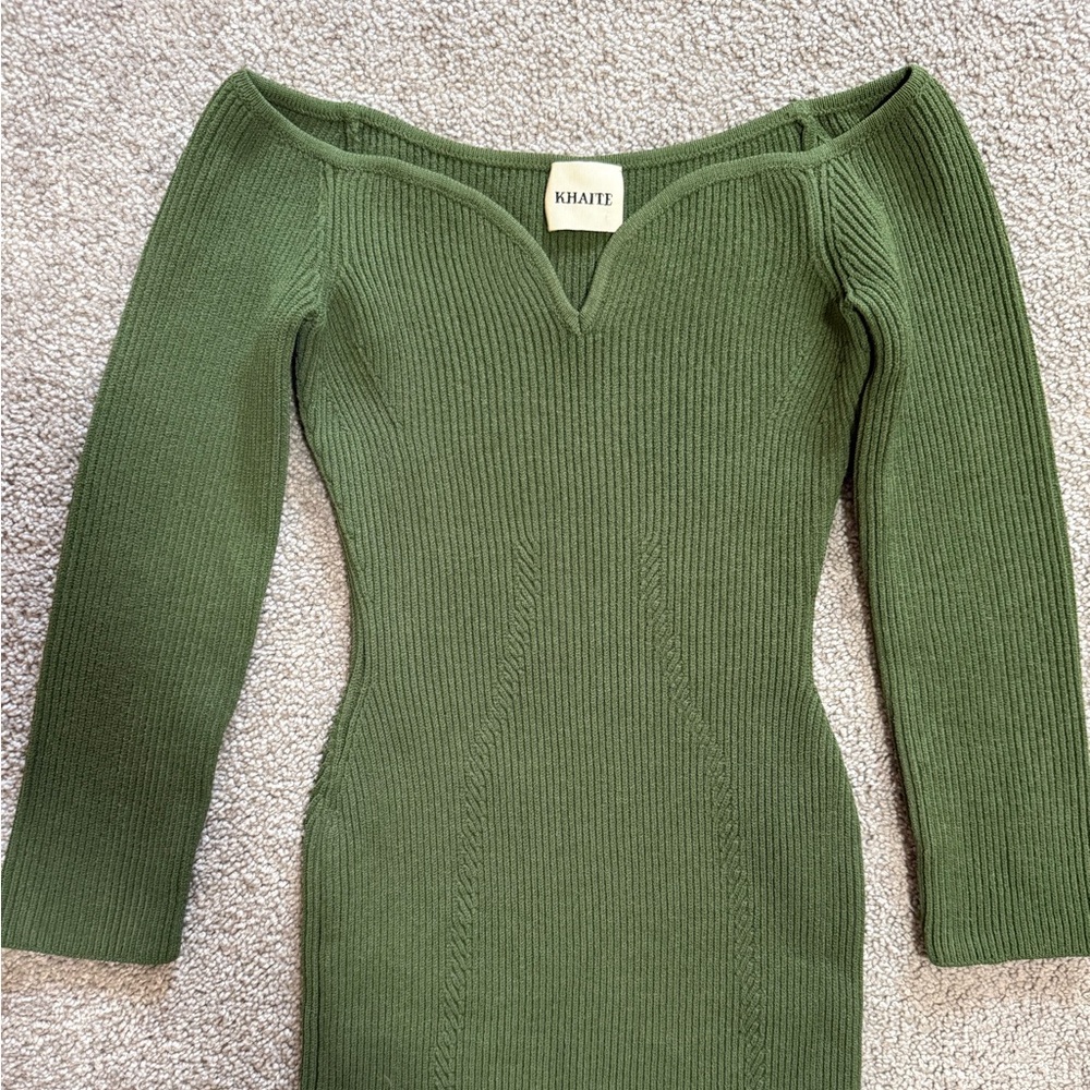 Khaite Green Dress. - Picture 4 of 15